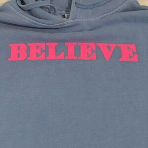 CHER NWOT Believe 2019 Tour Hoodie Concert Merch BELIEVE Front & CHER Sleeve XL